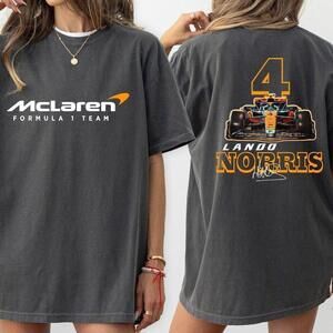 Mclaren F1 Lando Norris Oscar Piastri 2 Sided T Shirt